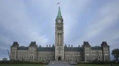 4K Time Lapse Parliament Hill Building