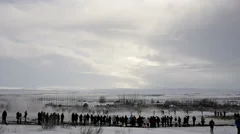 Slowmotion Geyser Strokkur Eruption Iceland