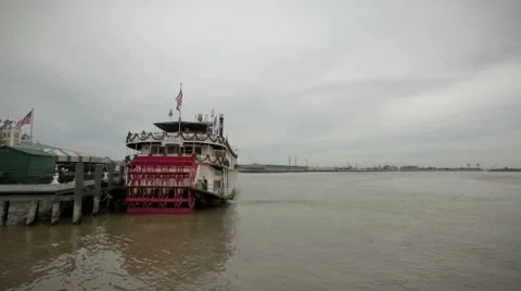 Steamboat On Mississippi