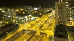 Seattle Nightime Interstate Traffic
