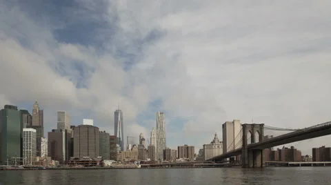4K Time Lapse Manhattan Skyline