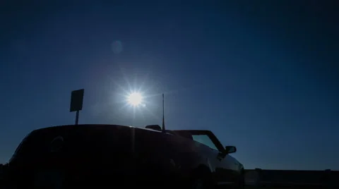 4K Time Lapse Convertible Sun Rising