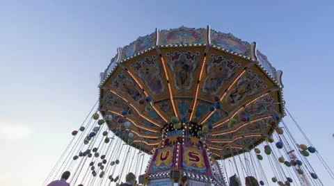 Timelapse Chairoplane Oktoberfest