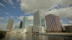 Tampa Skyline Riverfront Timelapse