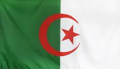 Algeria Flag Real Fabric