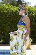 Woman At The Swimmingpool