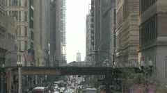 Elevated Train In Chicago