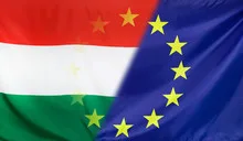 European Flag merged with Flag of Hungary
