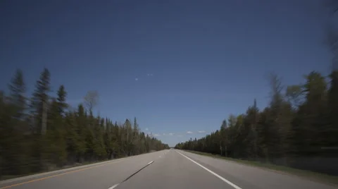 4K Hyperlapse Time Lapse Highway
