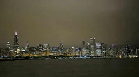 Timelapse Chicago Skyline