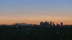 Los Angeles Skyline Sunrise