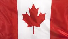 Canada Flag Real Fabric