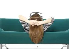 Woman Listening To Music