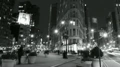 Timelapse Crossing At Flatiron Building