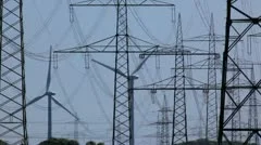 Wind Turbine And Power Lines