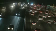 Highway Traffic At Night