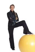 Exercise With A Rubber Ball
