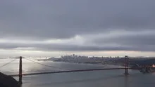 4K Time lapse sunrise Golden Gate Bridge