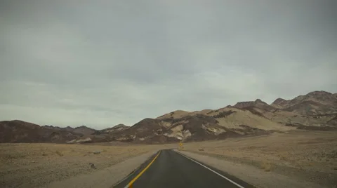 Car journey Artists Drive Timelapse