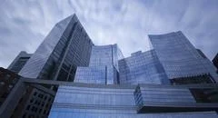Steel Blue Glass Skyscrapers