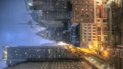 Timelapse Traffic At Sunrise On 8Th Ave