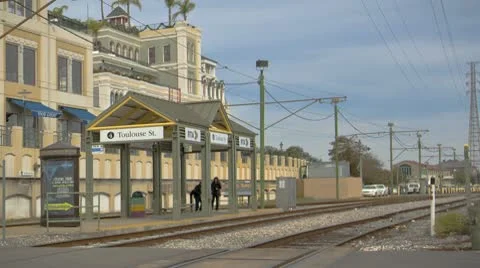 Timelapse Trolley Stop