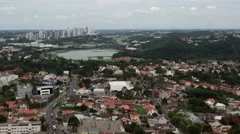 4K Timelapse Curitiba Aerial View Zoom Out