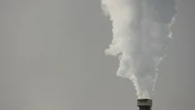 Slowmotion steam close up Iceland