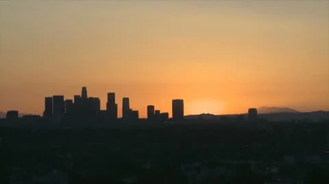 Los Angeles Skyline Sunrise