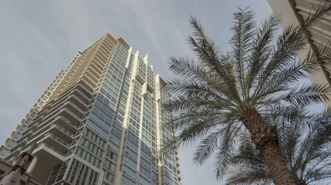 4K Time Lapse Close Up Shadow Skyscraper Phoenix