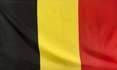 Belgium Flag Real Fabric