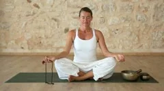 Woman In Yoga Meditation