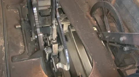 Close Up Cable Car Brake