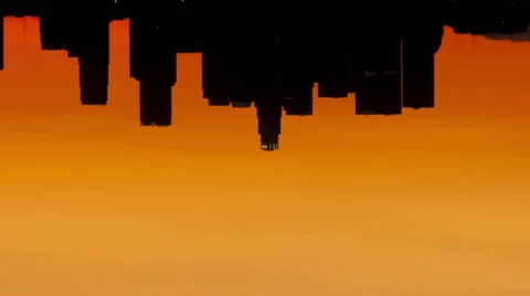 Time Lapse Rotate Los Angeles Skyline Sunrise