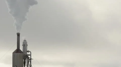 Geothermal Power Station Close Up