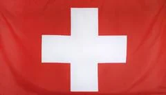 Switzerland Flag Real Fabric