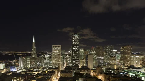 4K Time Lapse San Francisco Night