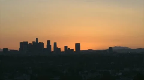 Los Angeles Skyline Sunrise