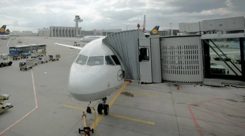 Timelapse Boarding Of A Plane