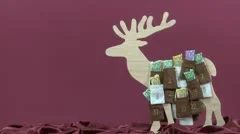 Euro Bills In Advent Calendar