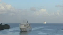 Time Lapse St Lucia Castries Cruiseship Arrival