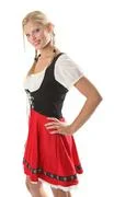 Bavarian Girl Smiling With Hands In Her Hips