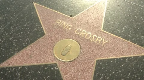 Walk Of Fame Bing Crosby And Roseanne
