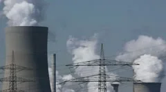 Power Plant With Electric Towers