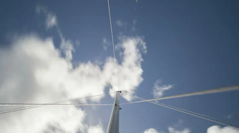 Time Lapse Sailing Through Clouds Bonaire