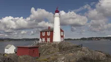 4K Time lapse lighthouse zoom in