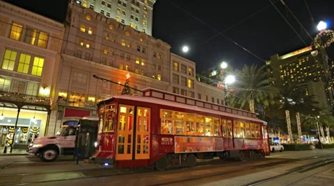 Timelapse Trolley Stop