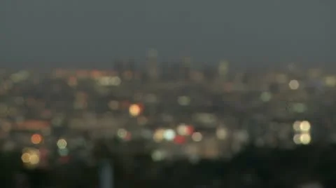 Los Angeles Skyline Sunset
