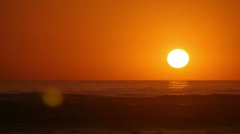 Sunset At The Pacific Ocean