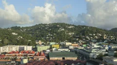 Timelapse Cityview Of Castries In St Lucia